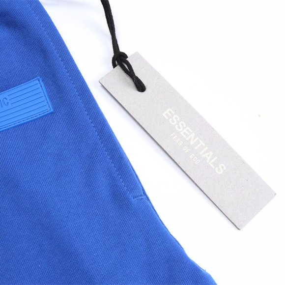 FOG Essentials Heine Blue Sport Baggy Shorts - Picture 6 of 12